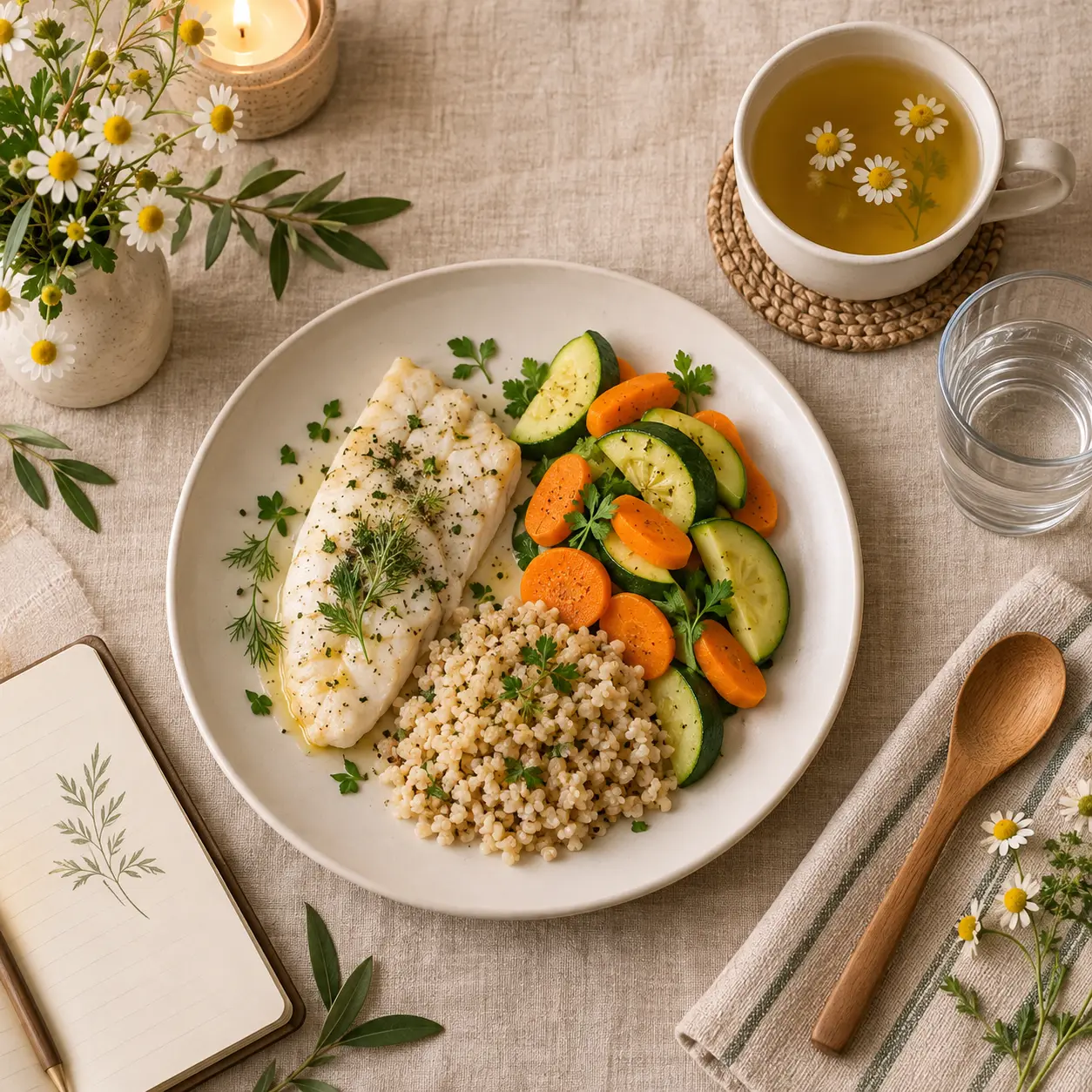 Alimentation anti-reflux gastrique : le dîner léger qui limite les remontées nocturnes