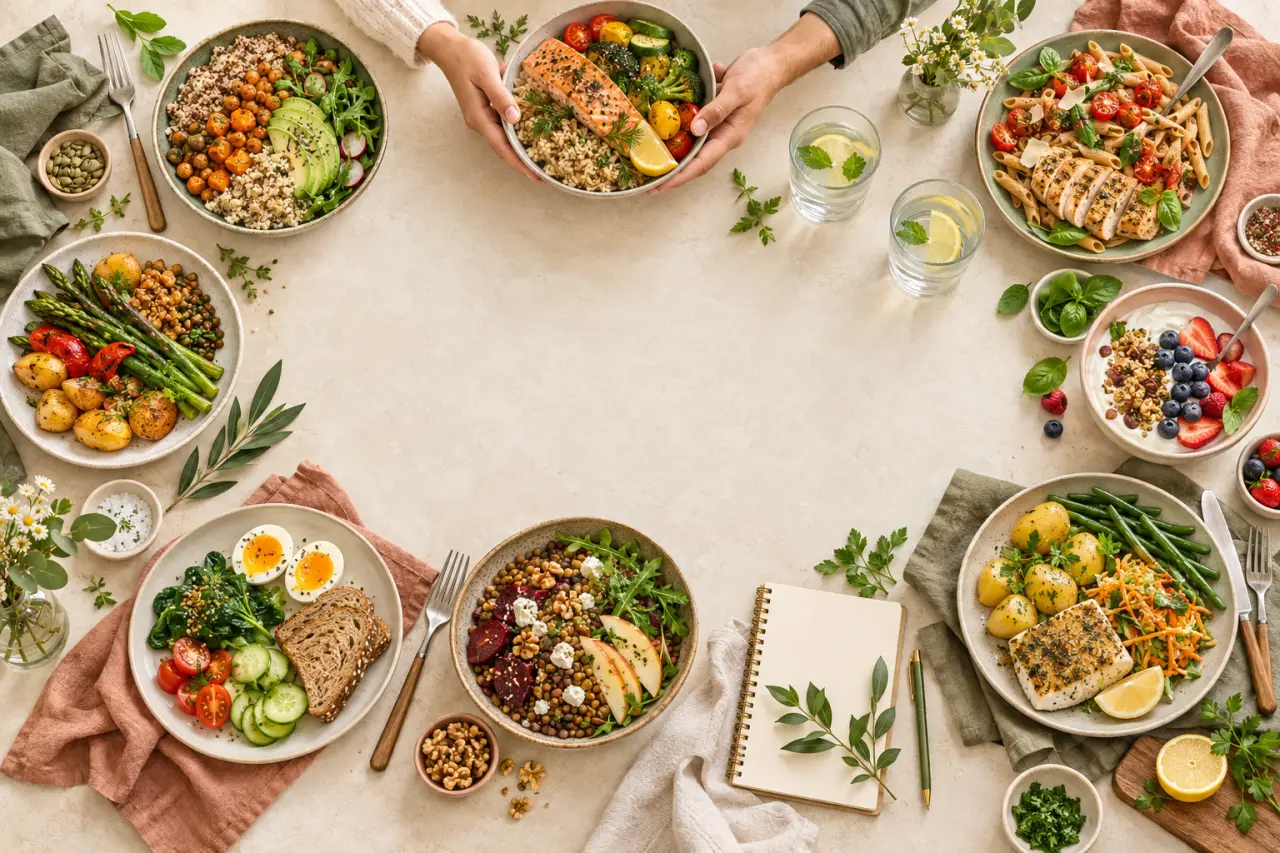Menu minceur sur 7 jours : des repas équilibrés sans supprimer les féculents