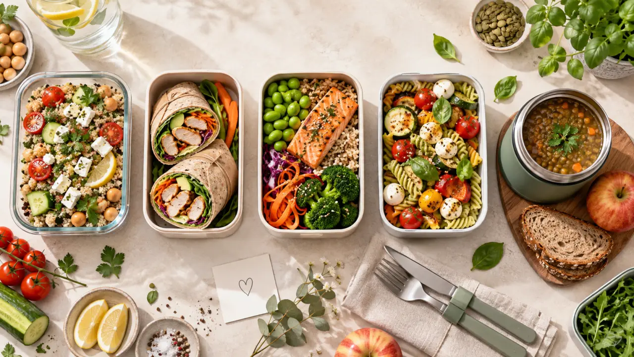Que cuisiner le midi ? 5 idées rapides, équilibrées et faciles à emporter