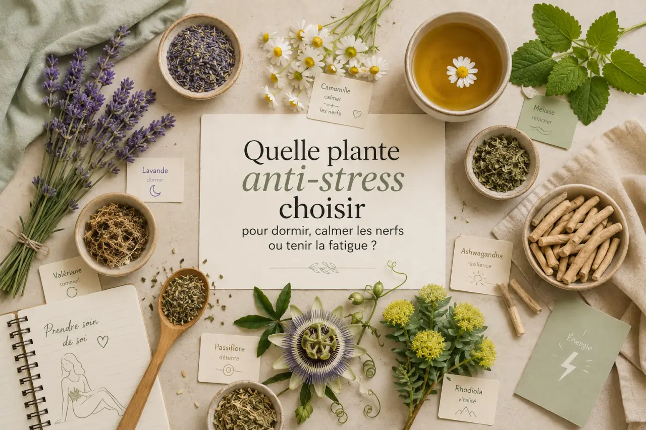 Quelle plante anti-stress choisir pour dormir, calmer les nerfs ou tenir la fatigue ?