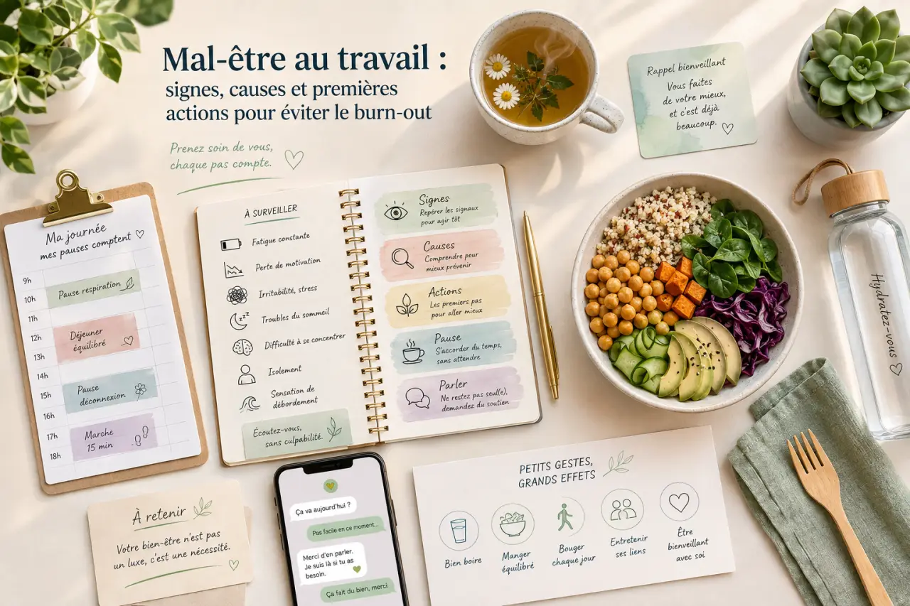 Mal-être au travail : signes, causes et premières actions pour éviter le burn-out