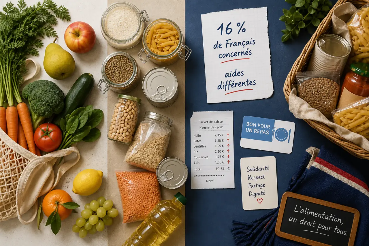 16 % de Français concernés : pourquoi la précarité alimentaire appelle des aides très différentes