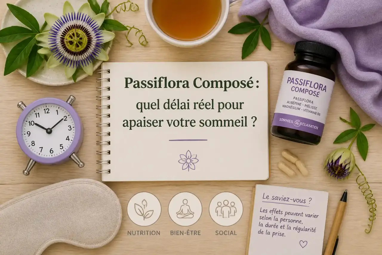 Passiflora Composé : quel délai réel pour apaiser votre sommeil ?