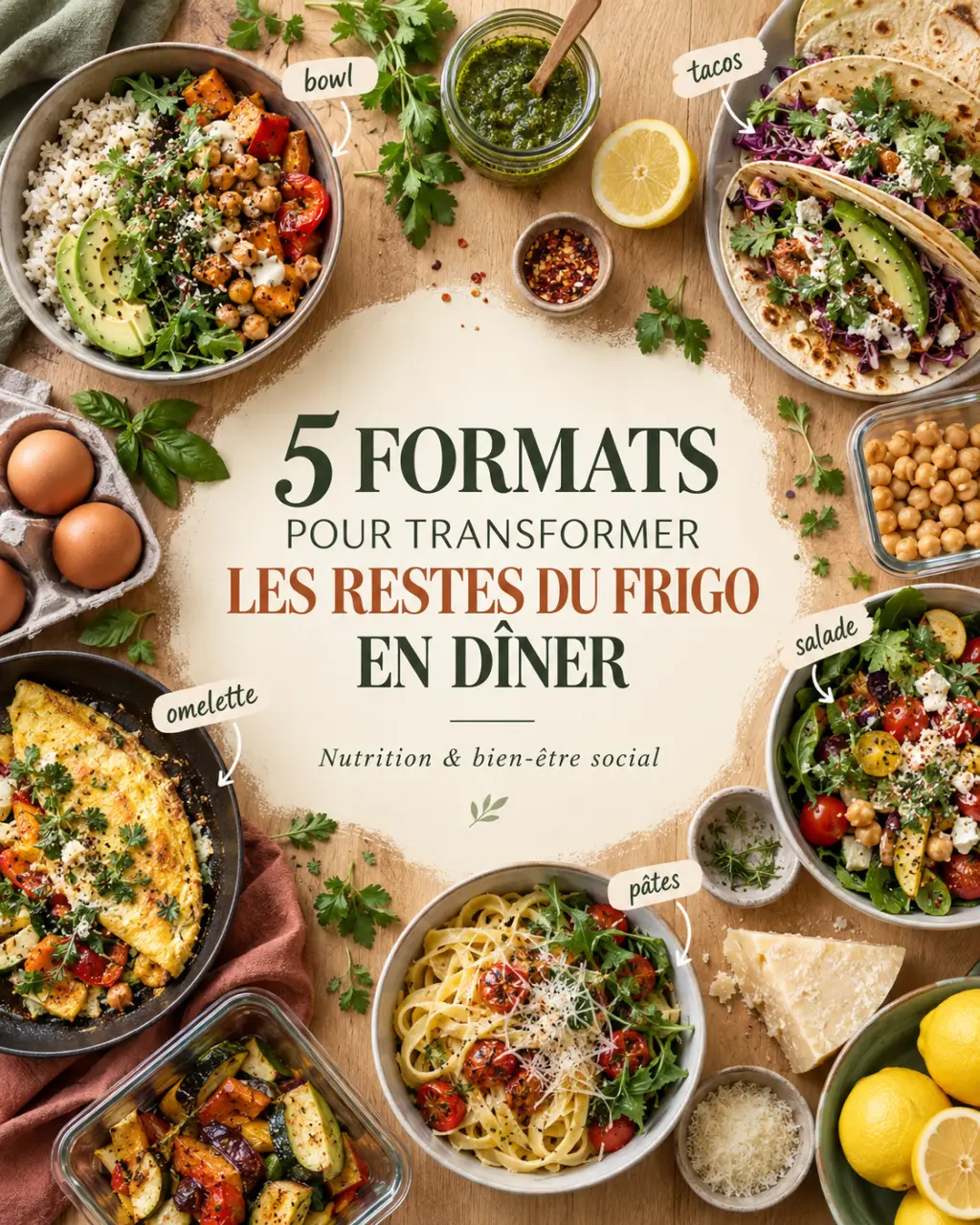 5 formats pour transformer les restes du frigo en dîner