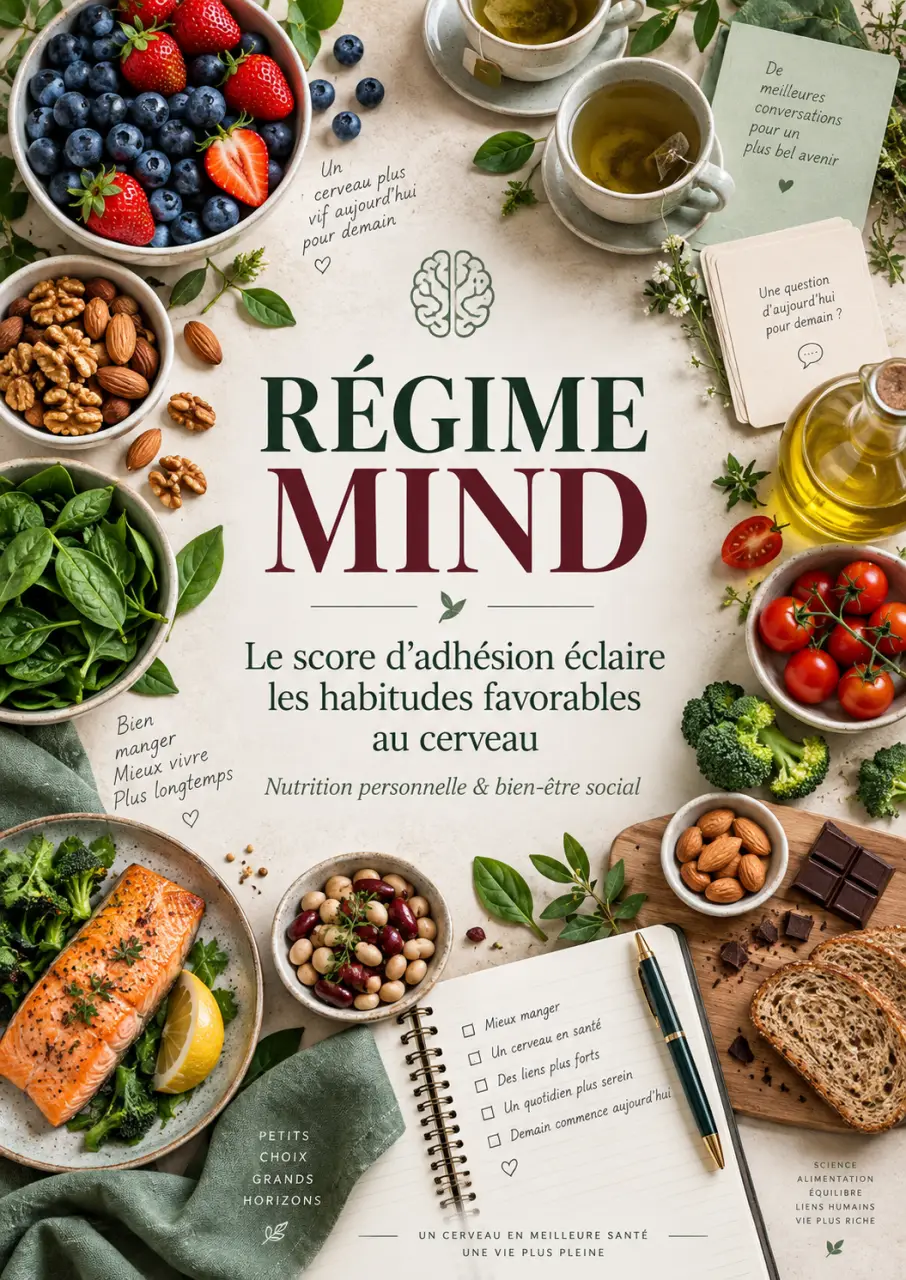 Régime MIND en PDF : le score d’adhésion éclaire les habitudes favorables au cerveau