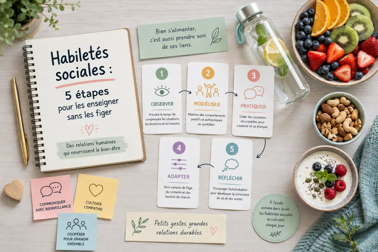 Habiletés sociales : 5 étapes pour les enseigner sans les figer