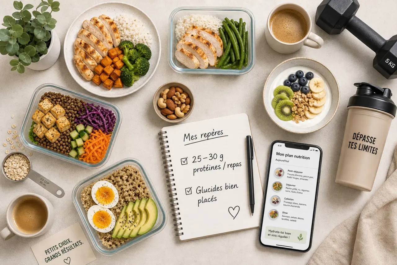Nutrition pour la musculation : 25 à 30 g de protéines par repas et des glucides bien placés